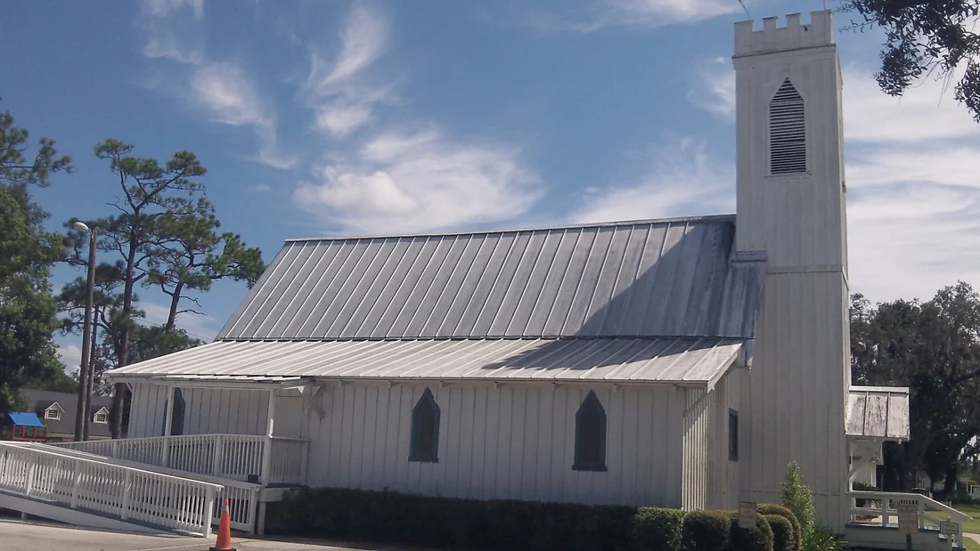 Christ Episcopal Church in the Longwood Historic District, 2018.