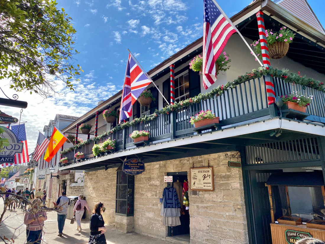 The Arrivas House on St. George Street, St. Augustine, 2020.