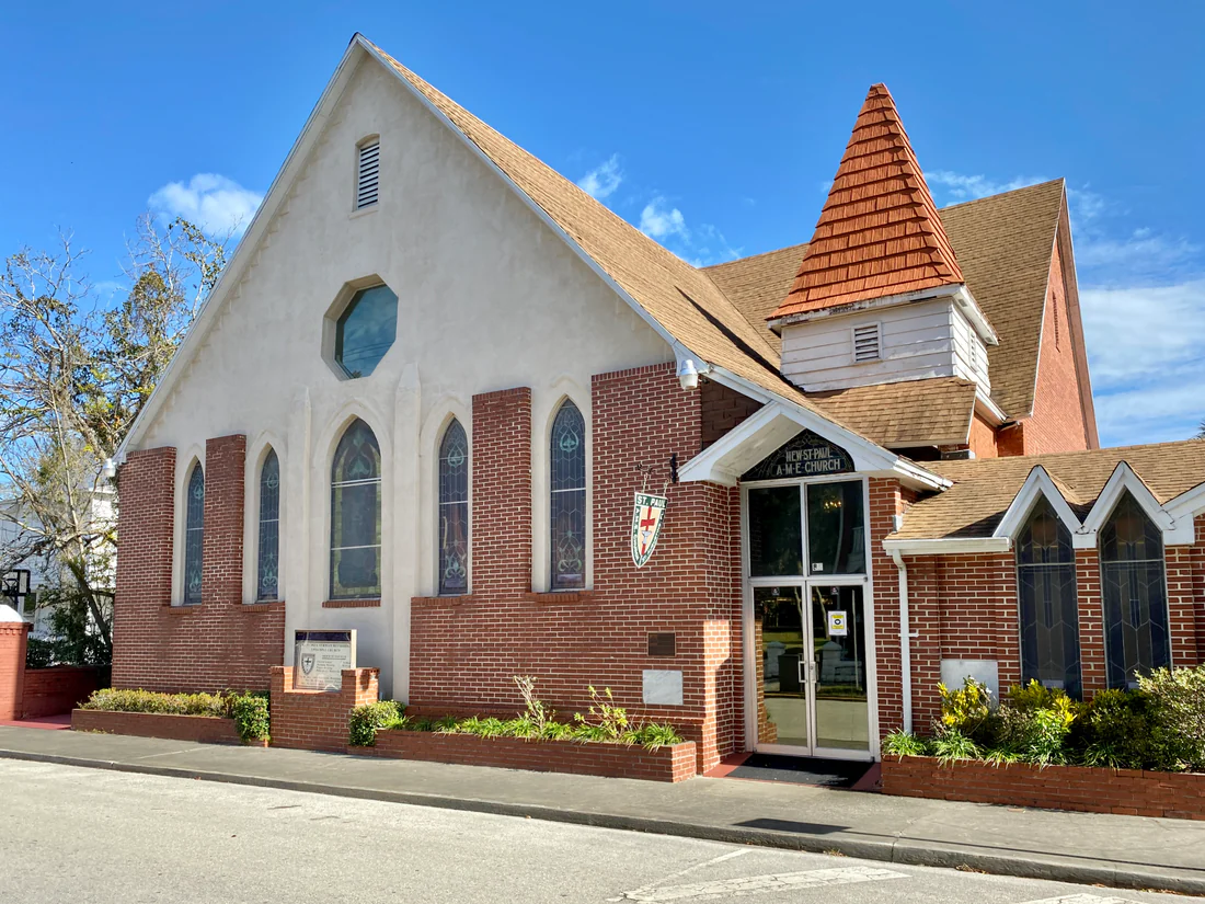 St. Paul AME Church on Martin Luther King Avenue in Lincolnville.
