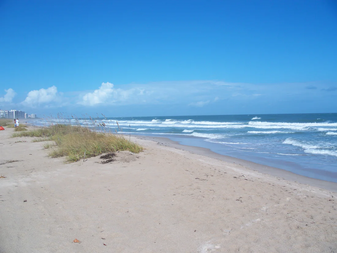 The beach at Fort Pierce Inlet State Park.
