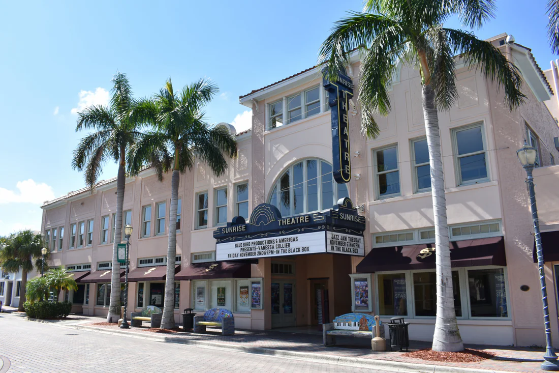 The Sunrise Theatre on Second Street in Fort Pierce.