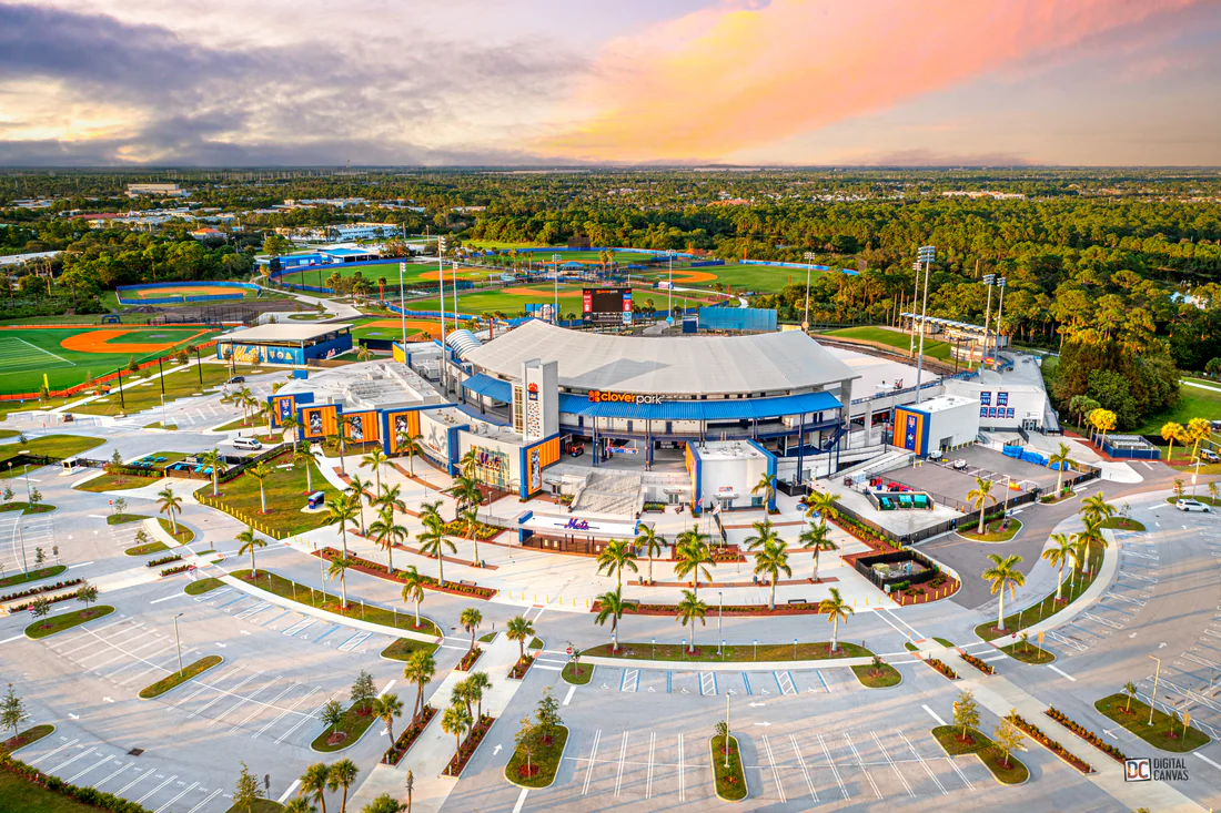Clover Park in Port St. Lucie from the air, 2022.