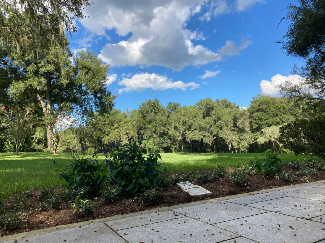 The Never Forget Garden, a memorial at Florida National Cemetery in Bushnell, 2021.