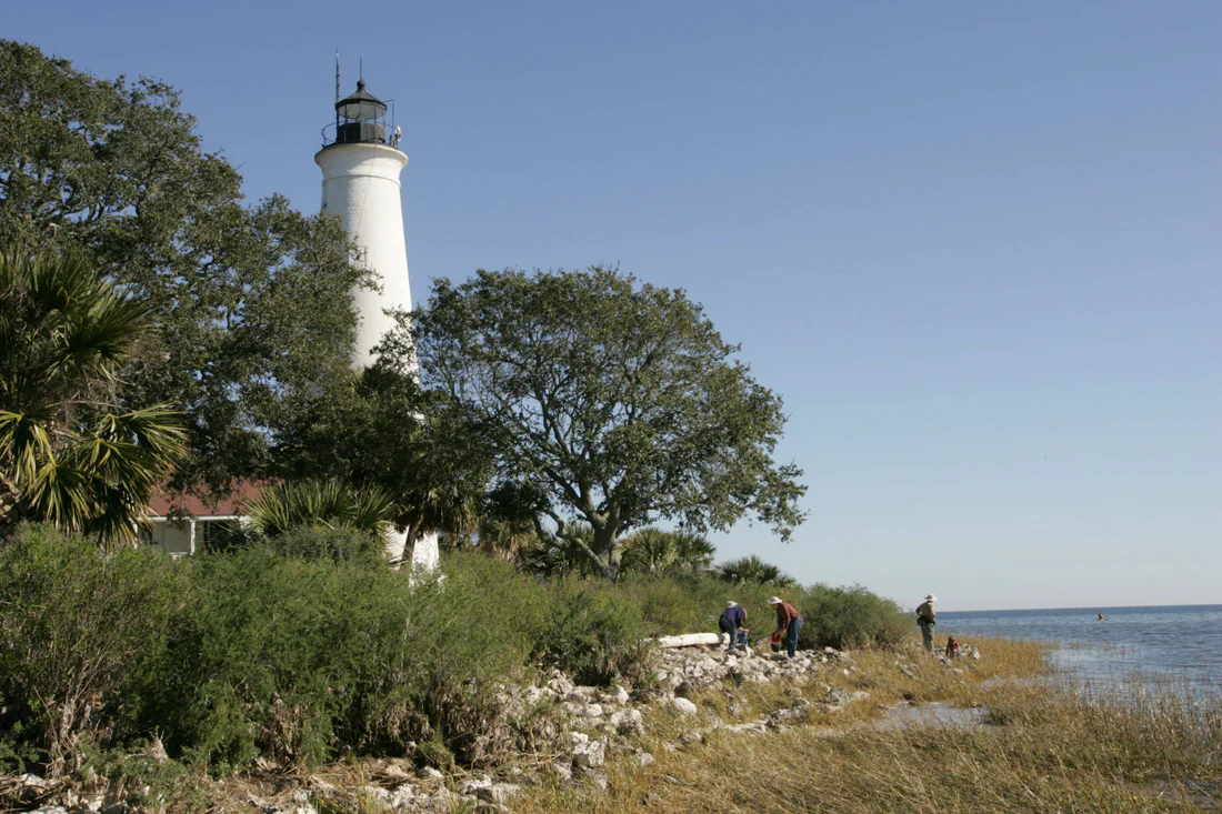 The lighthouse at St. Marks National Wildlife Refuge, 2016.