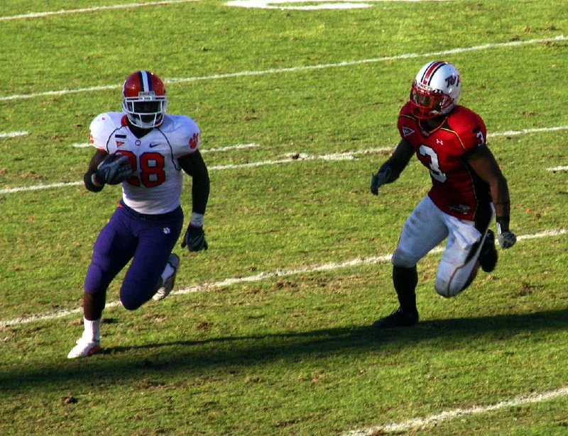 C. J. Spiller of Lake Butler running for Clemson against Maryland, 2007.