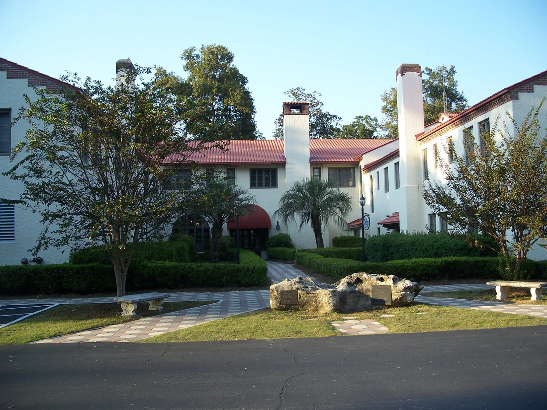 The Wakulla Springs Lodge at Edward Ball Wakulla Springs State Park.