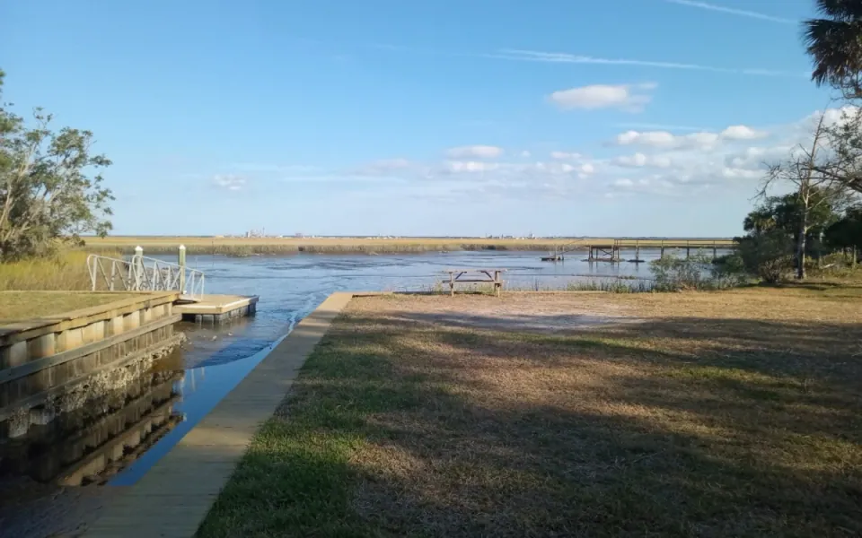 St. Marys River in Baker County, Florida