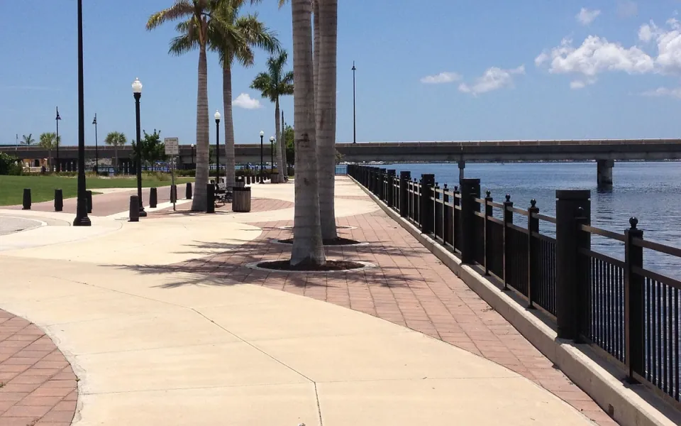 Punta Gorda Harborwalk in Charlotte County, Florida
