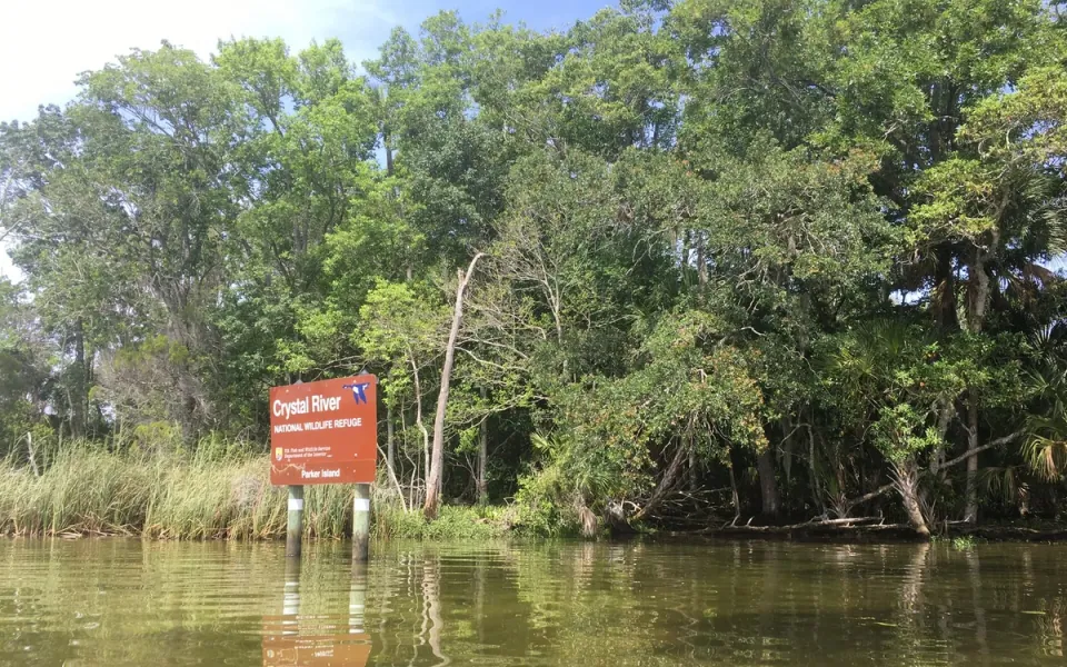 Crystal River National Wildlife Refuge in Citrus County, Florida