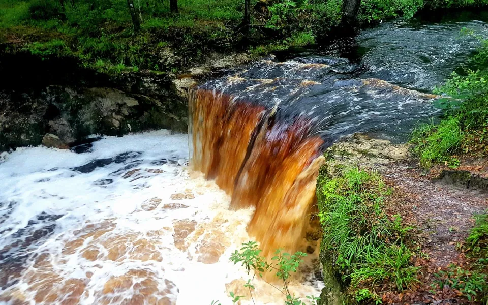 Falling Creek Falls in Columbia County, Florida