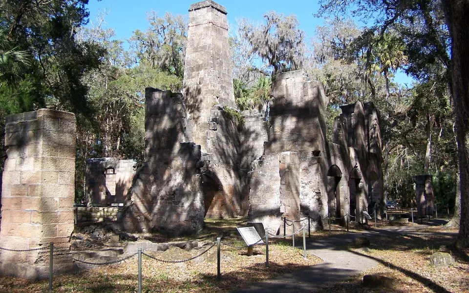 Bulow Plantation Ruins Historic State Park in Flagler County, Florida