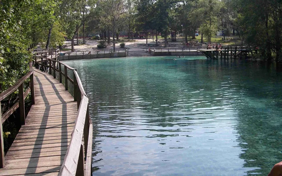 Gilchrist Blue Springs State Park in Gilchrist County, Florida
