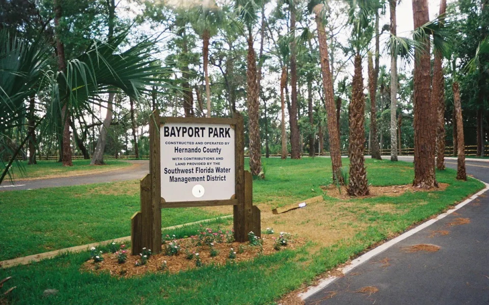 Bayport Park in Hernando County, Florida