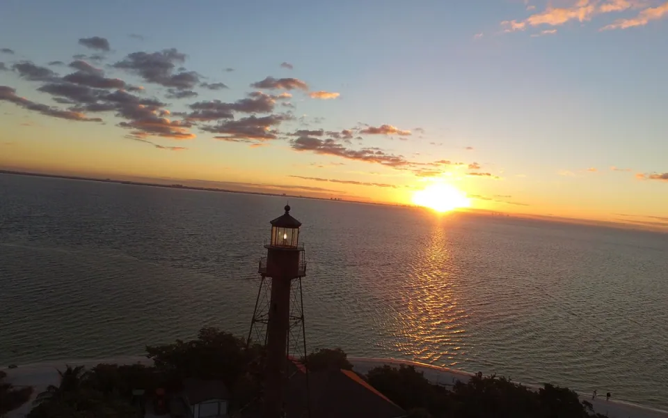 Sanibel Island Lighthouse in Lee County, Florida