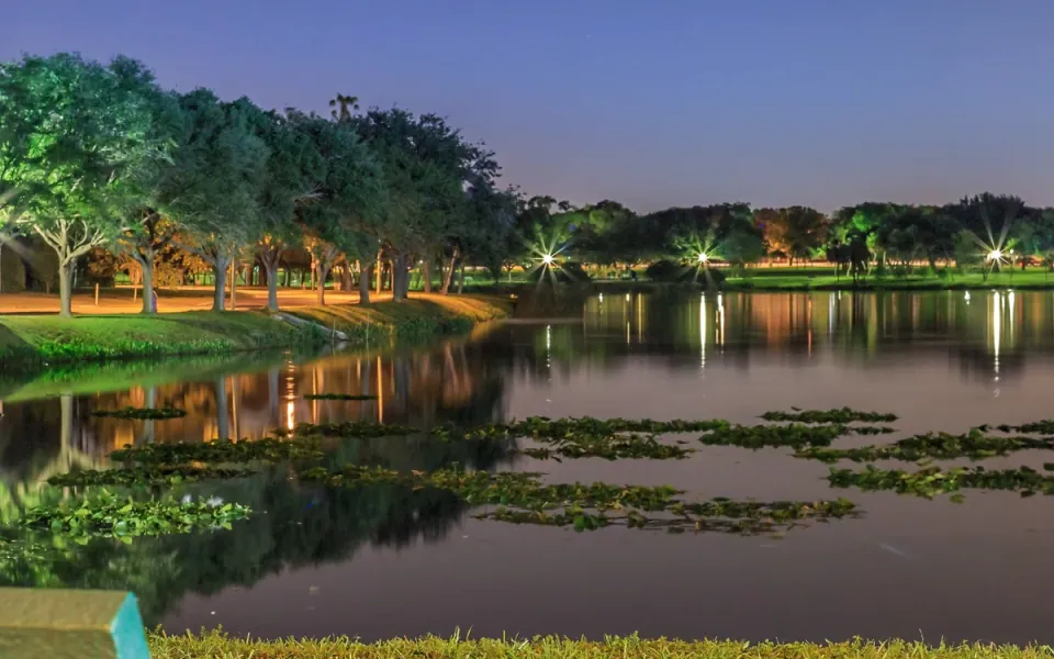 Crescent Lake in Putnam County, Florida