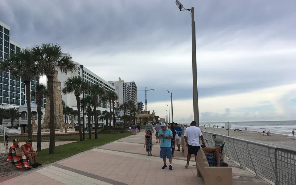 Daytona Beach Boardwalk in Volusia County, Florida